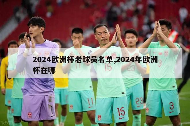 2024欧洲杯老球员名单,2024年欧洲杯在哪